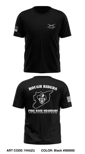 1-173 INF. Rough Riders  Store 1 Core Men's SS Performance Tee - YfH5ZU