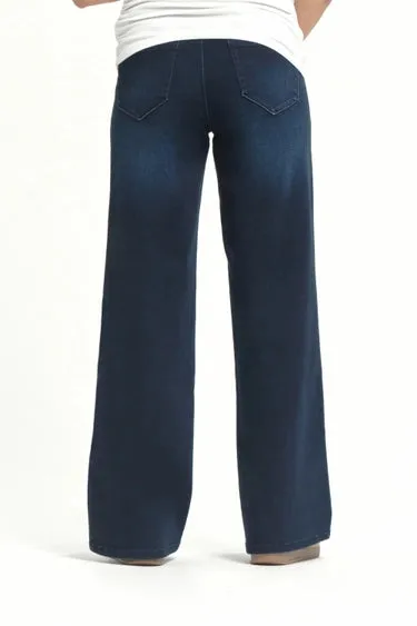 1822 Maternity 32" Better Butter Wide Leg Jean