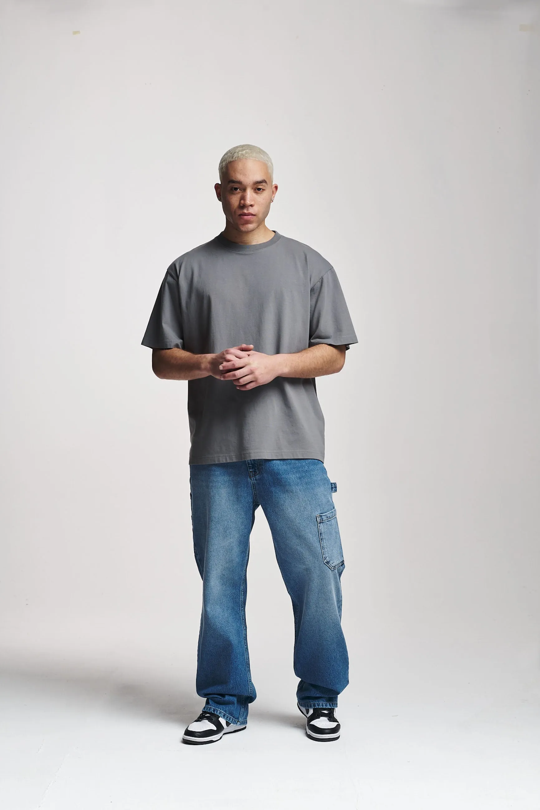 2Y Studios | ELADAN WORKER BAGGY JEANS | medium blue