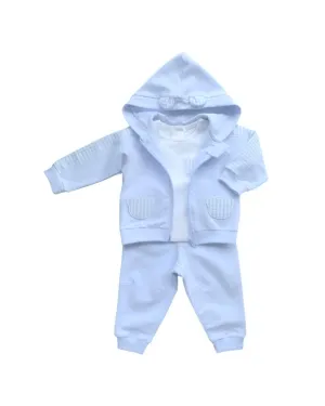 3 Piece Hooded Trouser Set
