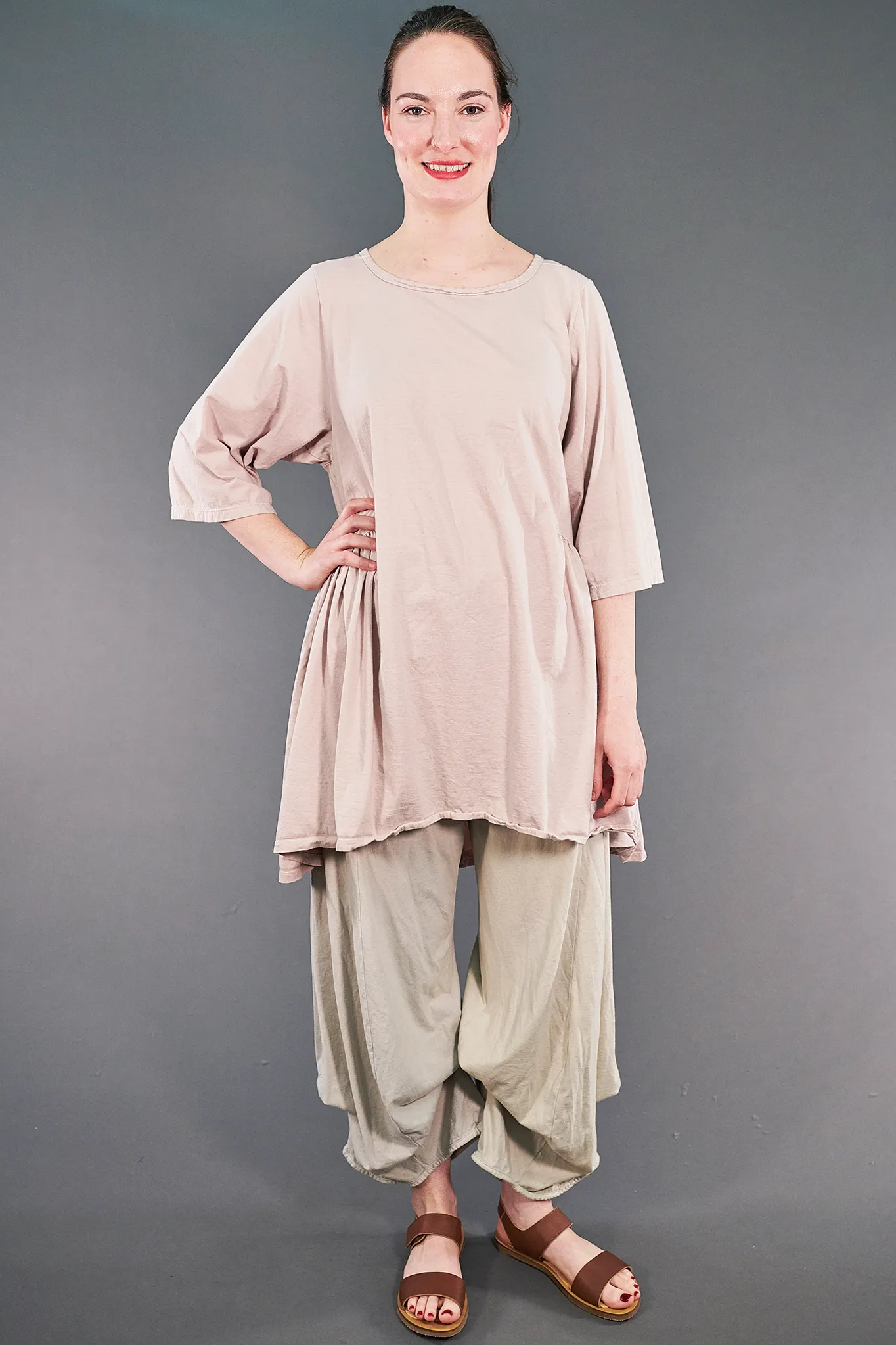 3142 Organic Billow Lounge Pant Fog-U