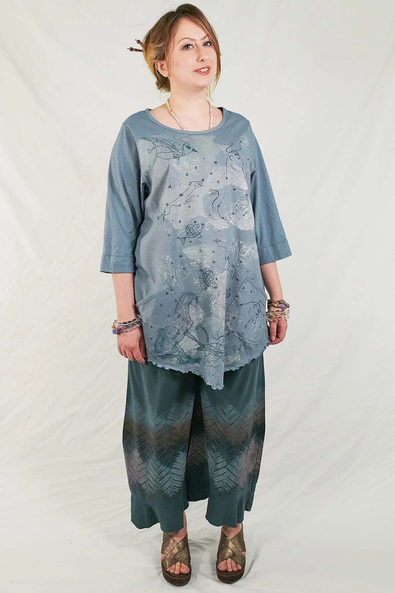 3300 Flounce Pant Puddle-P