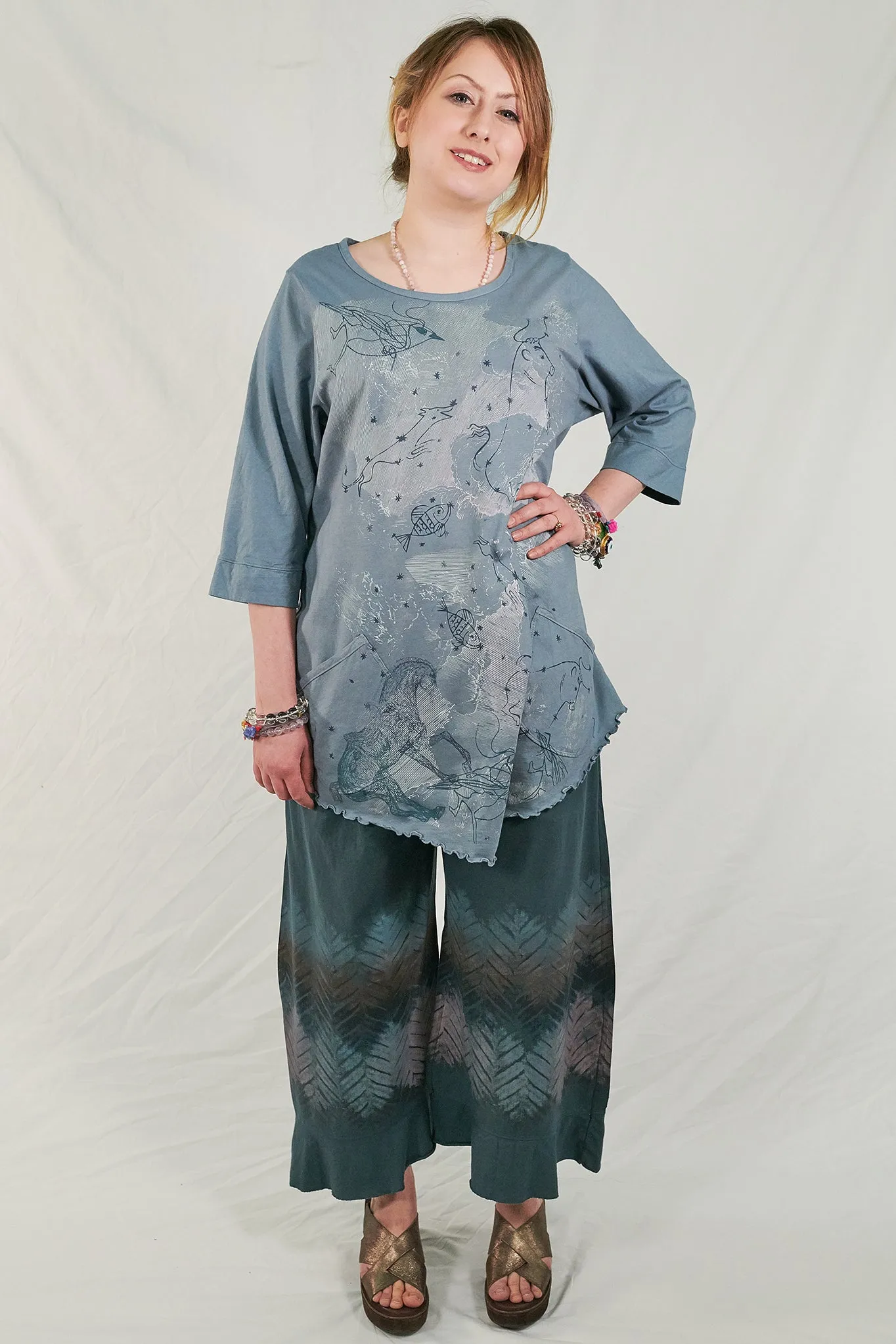 3300 Flounce Pant Puddle-P