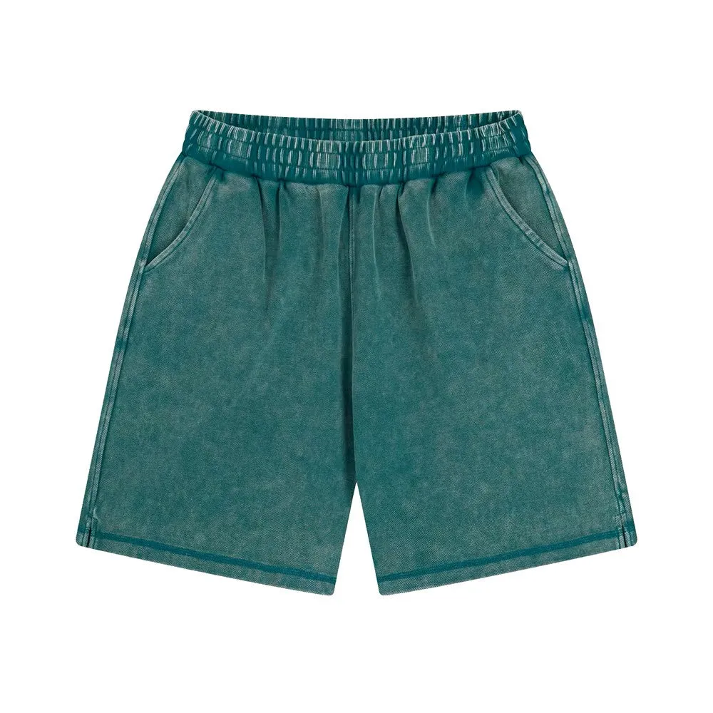 400GSM Classic Washed Vintage Shorts