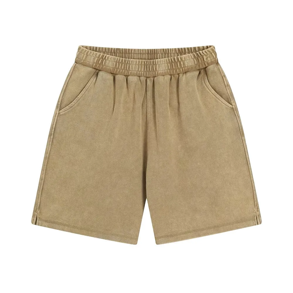 400GSM Classic Washed Vintage Shorts