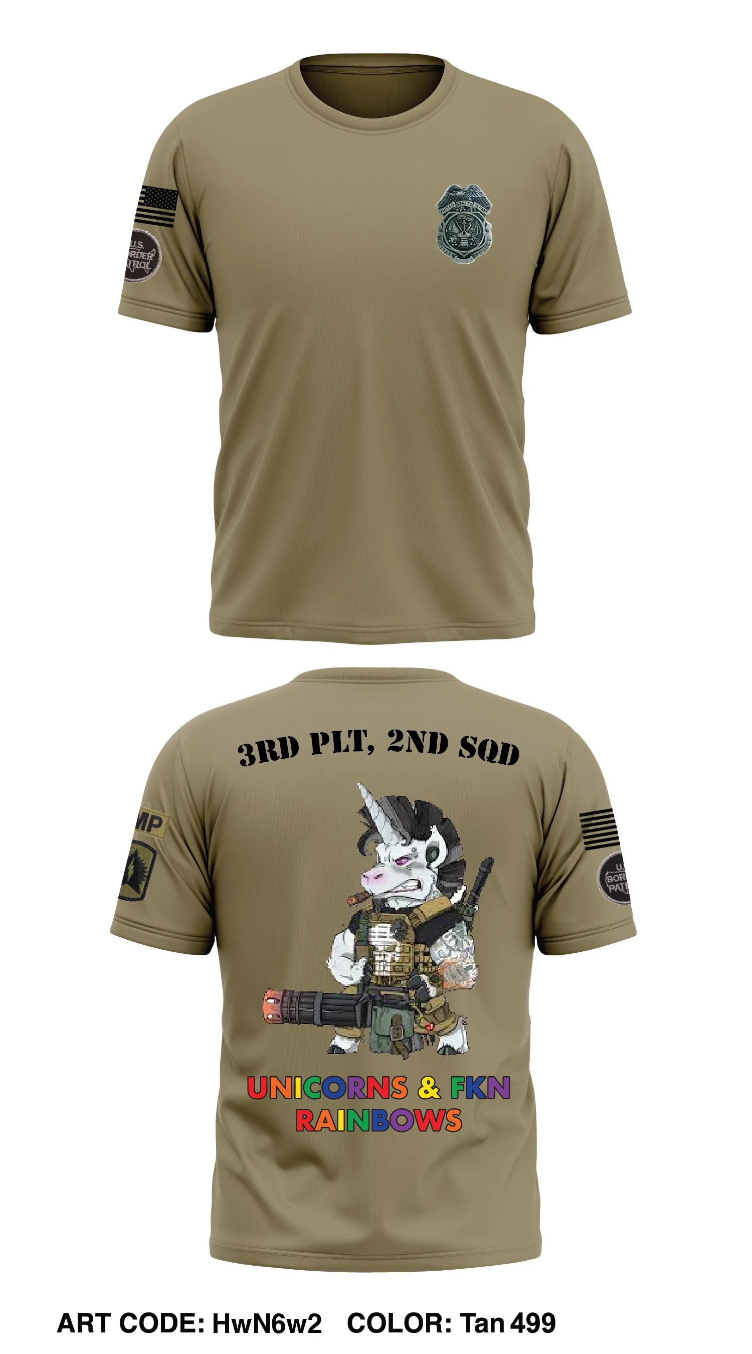 715th MP Co. 116th Field Artillery  Store 1 Core Men's SS Performance Tee - HwN6w2
