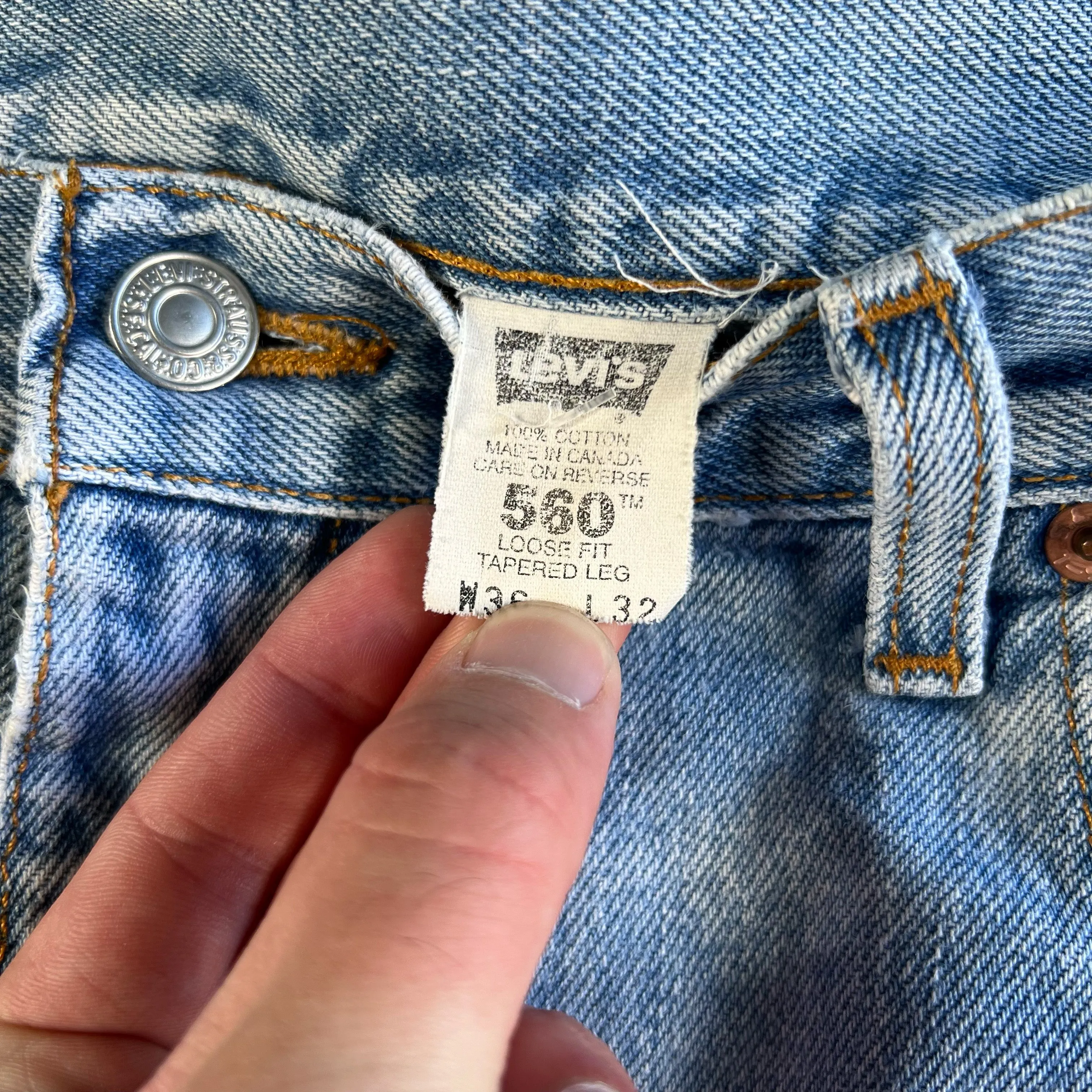 80s/90s Levi's 560s Loose Fit Denim- SELECT PAIR