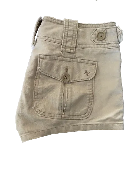 Abercrombie And Fitch Cream Shorts