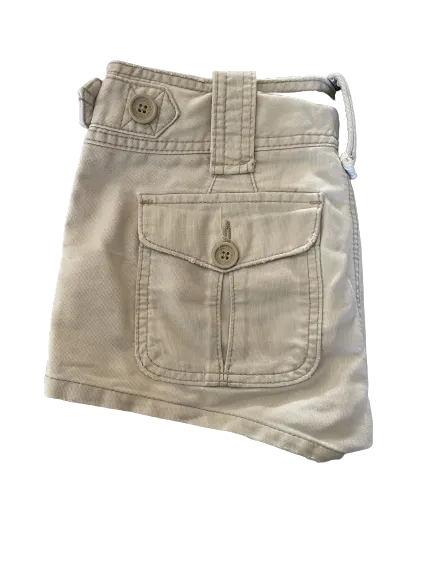 Abercrombie And Fitch Cream Shorts