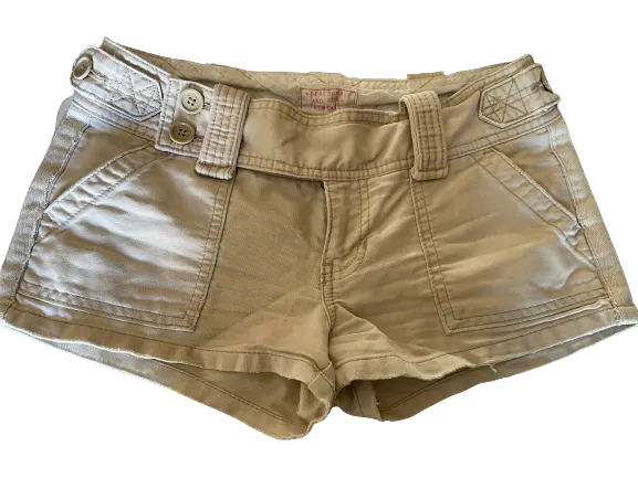Abercrombie And Fitch Cream Shorts