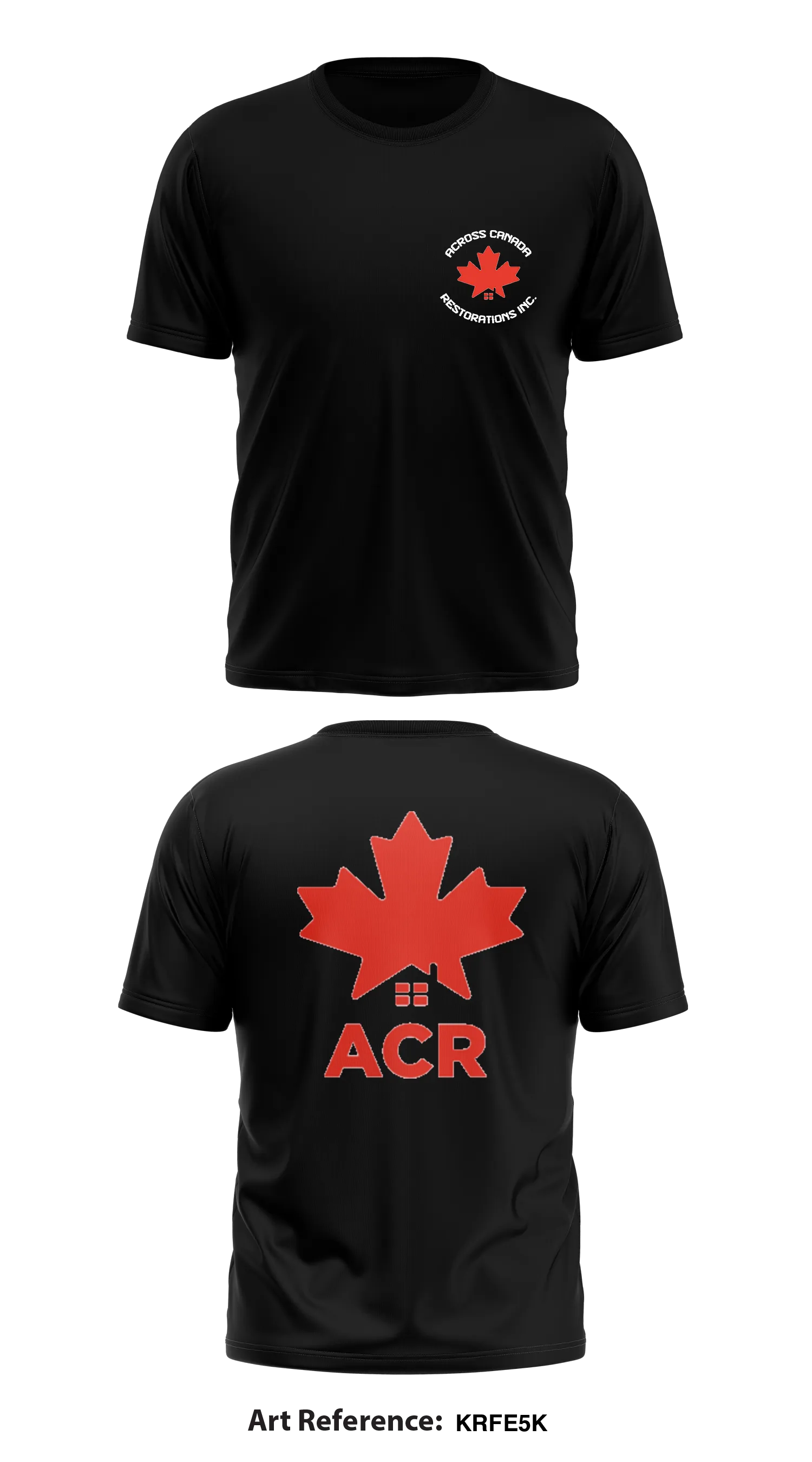 Across Canada Restorations Inc. Store 1 Core Men's SS Performance Tee - krfE5k