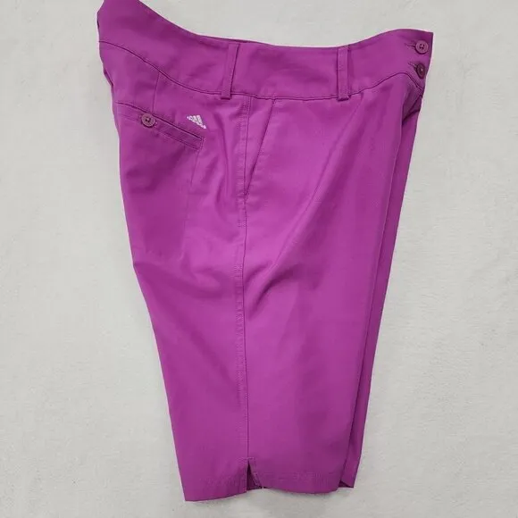 Adidas Climate Magenta Pink Long Trouser Golf Shorts 10