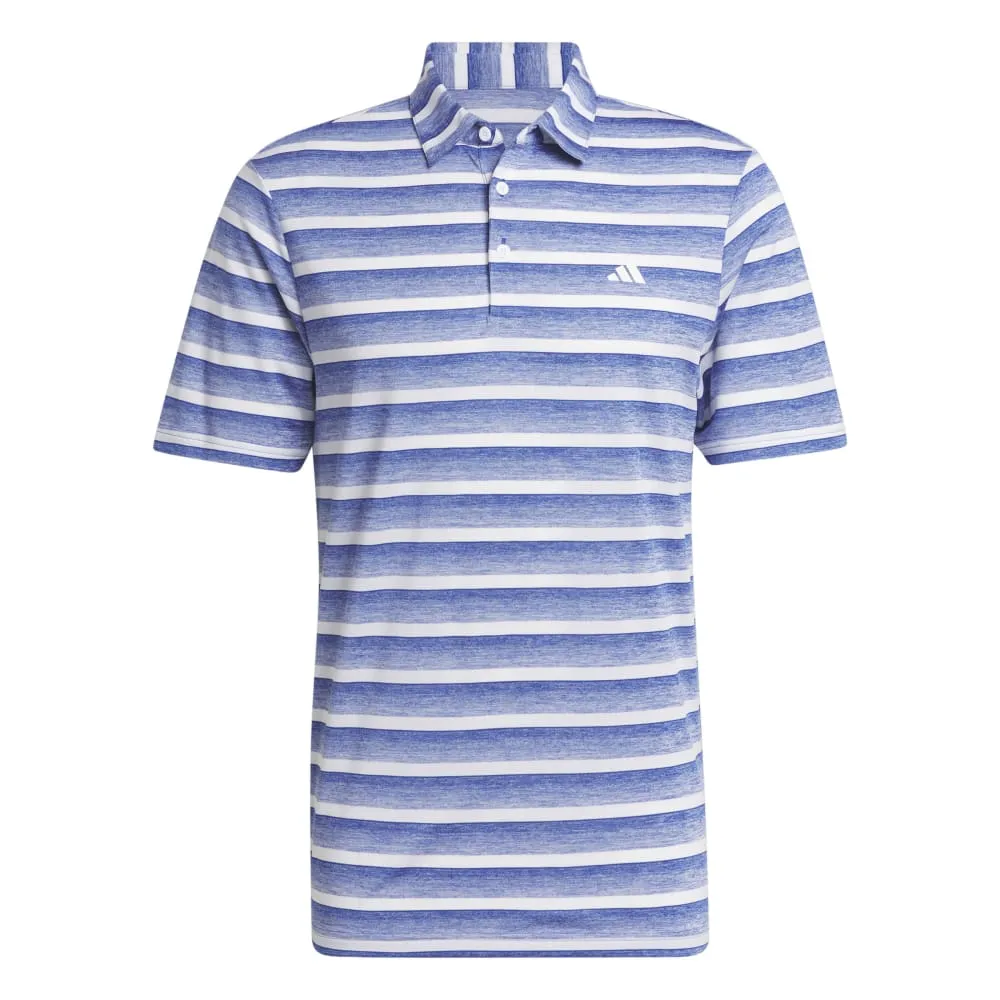 Adidas Mens Two Coloured Striped Polo Shirt