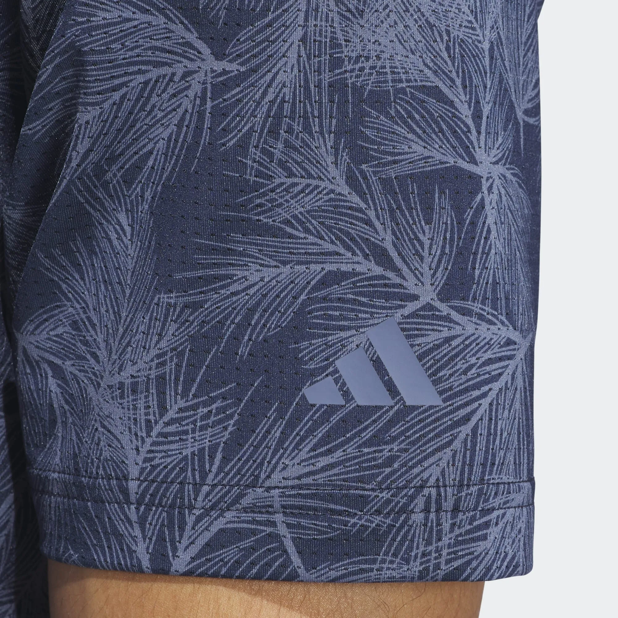 adidas Mesh Print Golf Polo Shirt