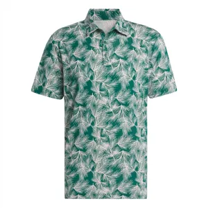 adidas Mesh Print Golf Polo Shirt