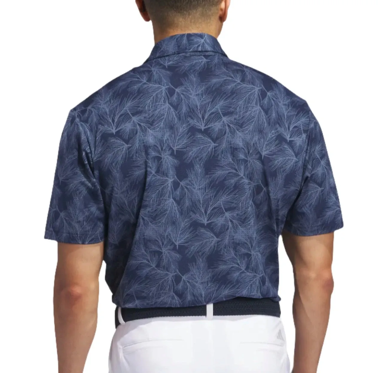 adidas Mesh Print Golf Polo Shirt