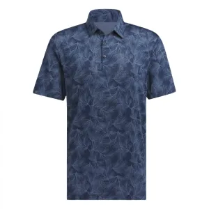 adidas Mesh Print Golf Polo Shirt
