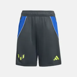 Adidas Messi Kids Unisex Shorts (5-16Year)-Carbon