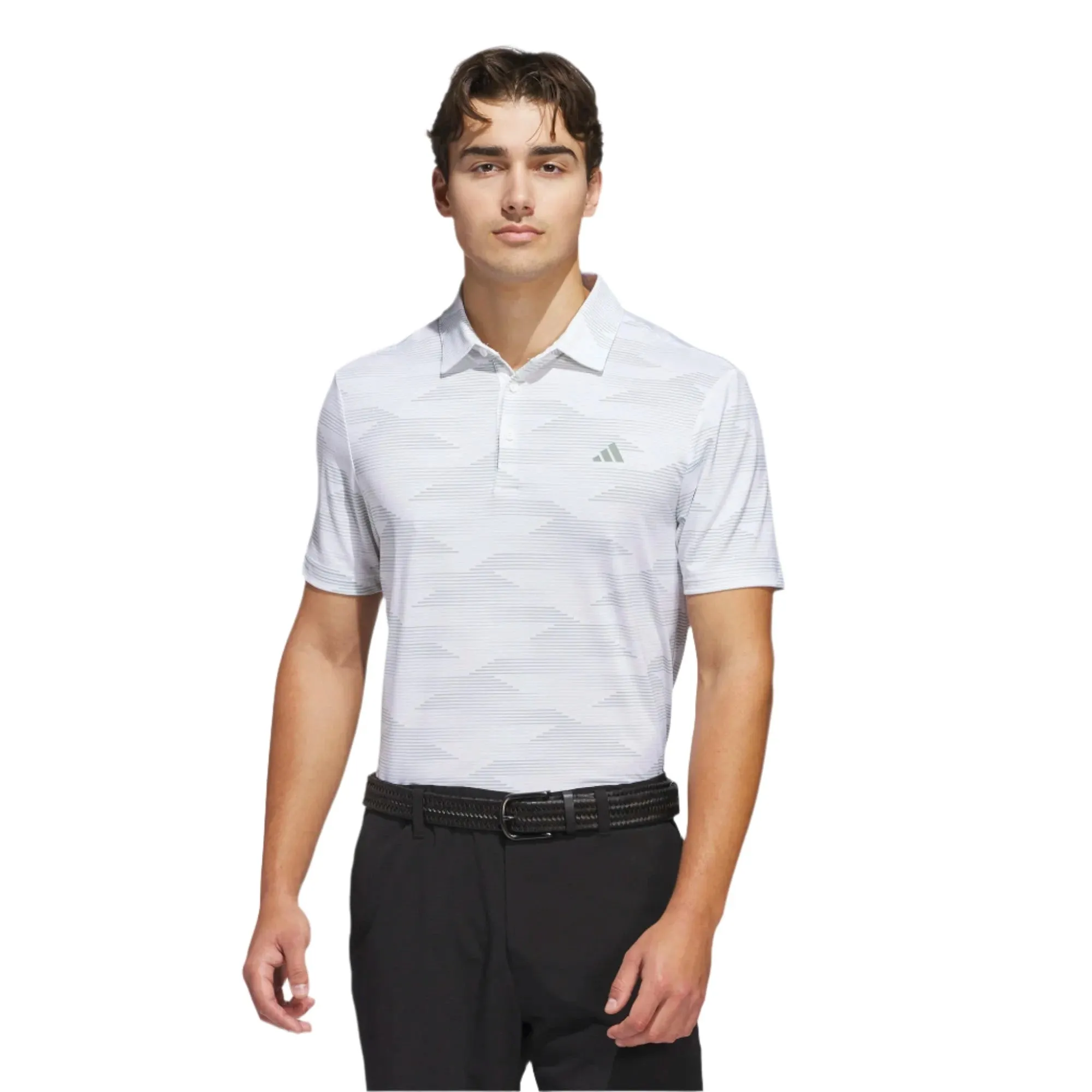 adidas Ultimate Speed Stripe Golf Polo Shirt