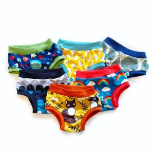Age 9-10 Children's Unisex Organic Pants - Mixed Pack of 3 | Ethical Kids Underwear