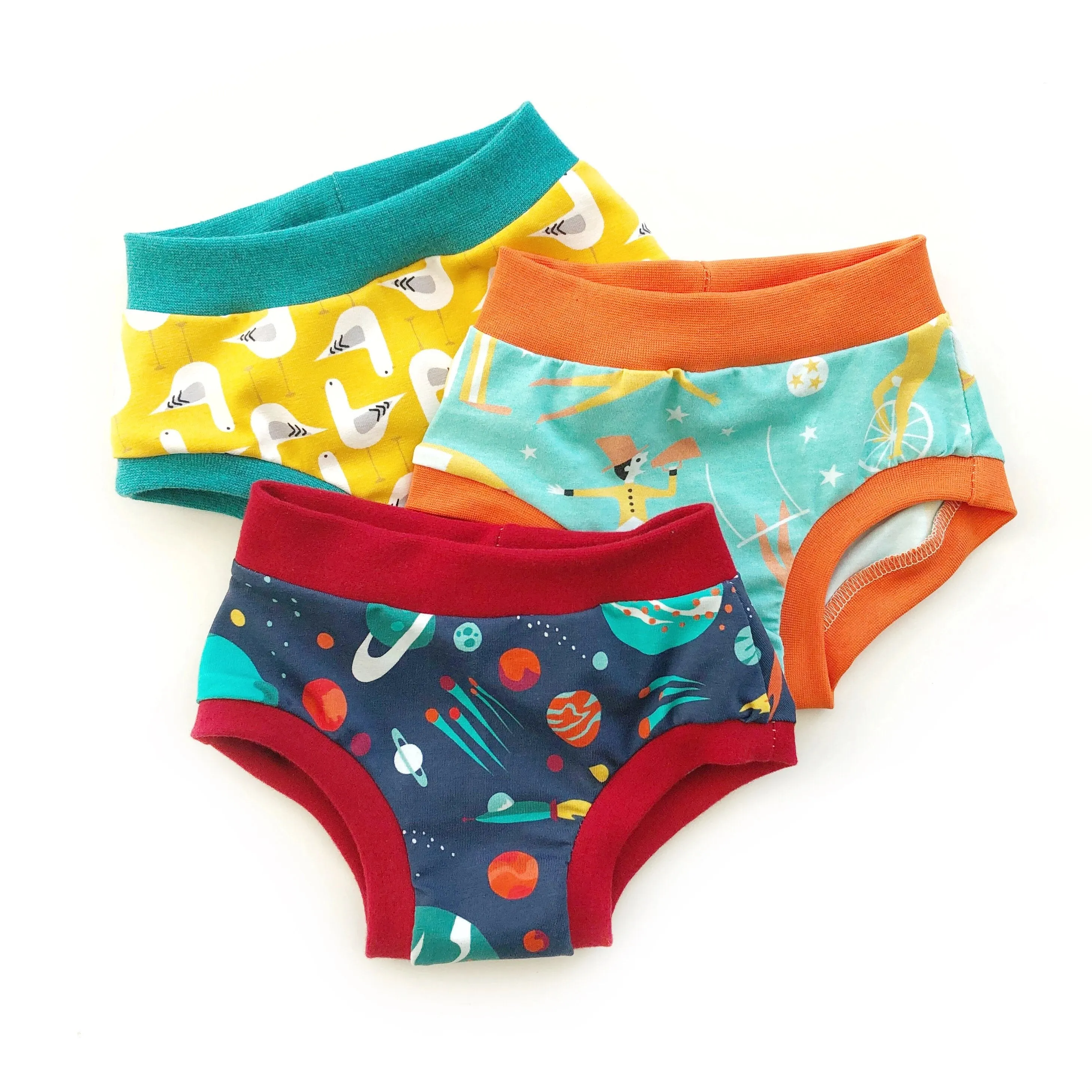 Age 9-10 Children's Unisex Organic Pants - Mixed Pack of 3 | Ethical Kids Underwear