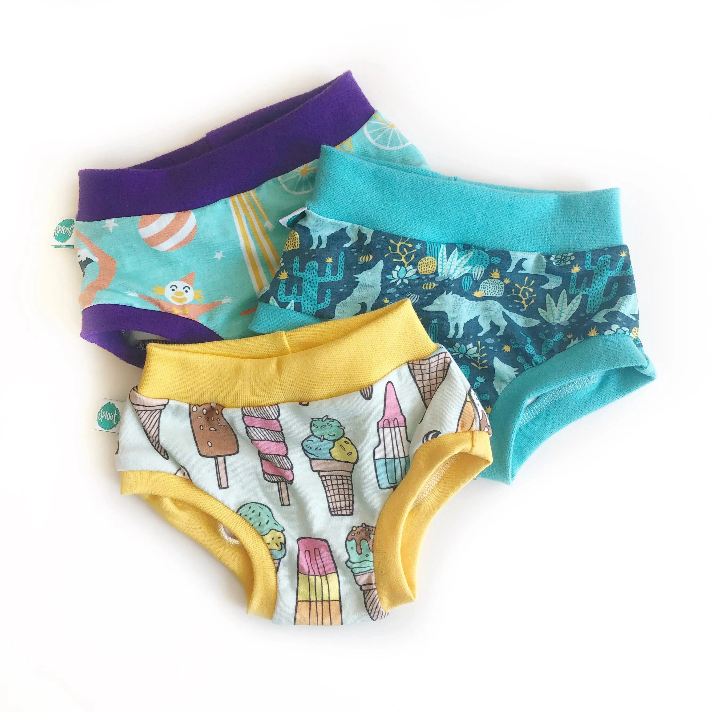 Age 9-10 Children's Unisex Organic Pants - Mixed Pack of 3 | Ethical Kids Underwear