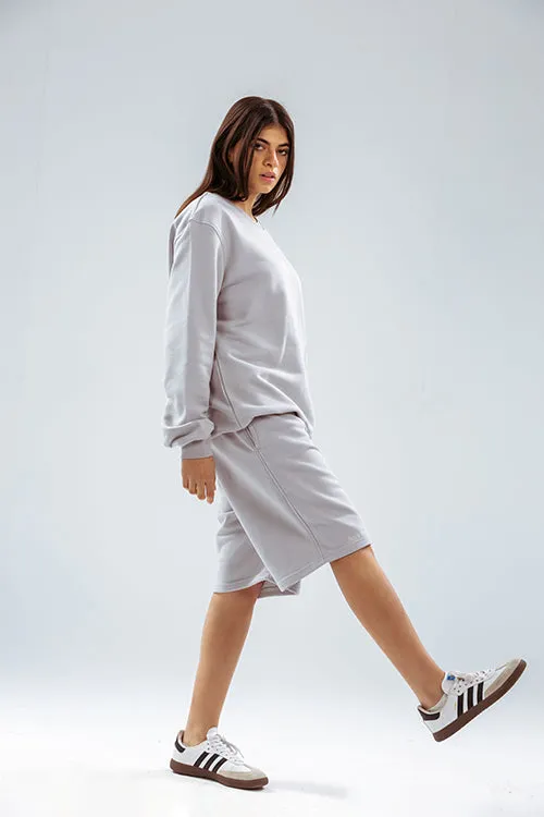 Airy Shorts-Silver Lining