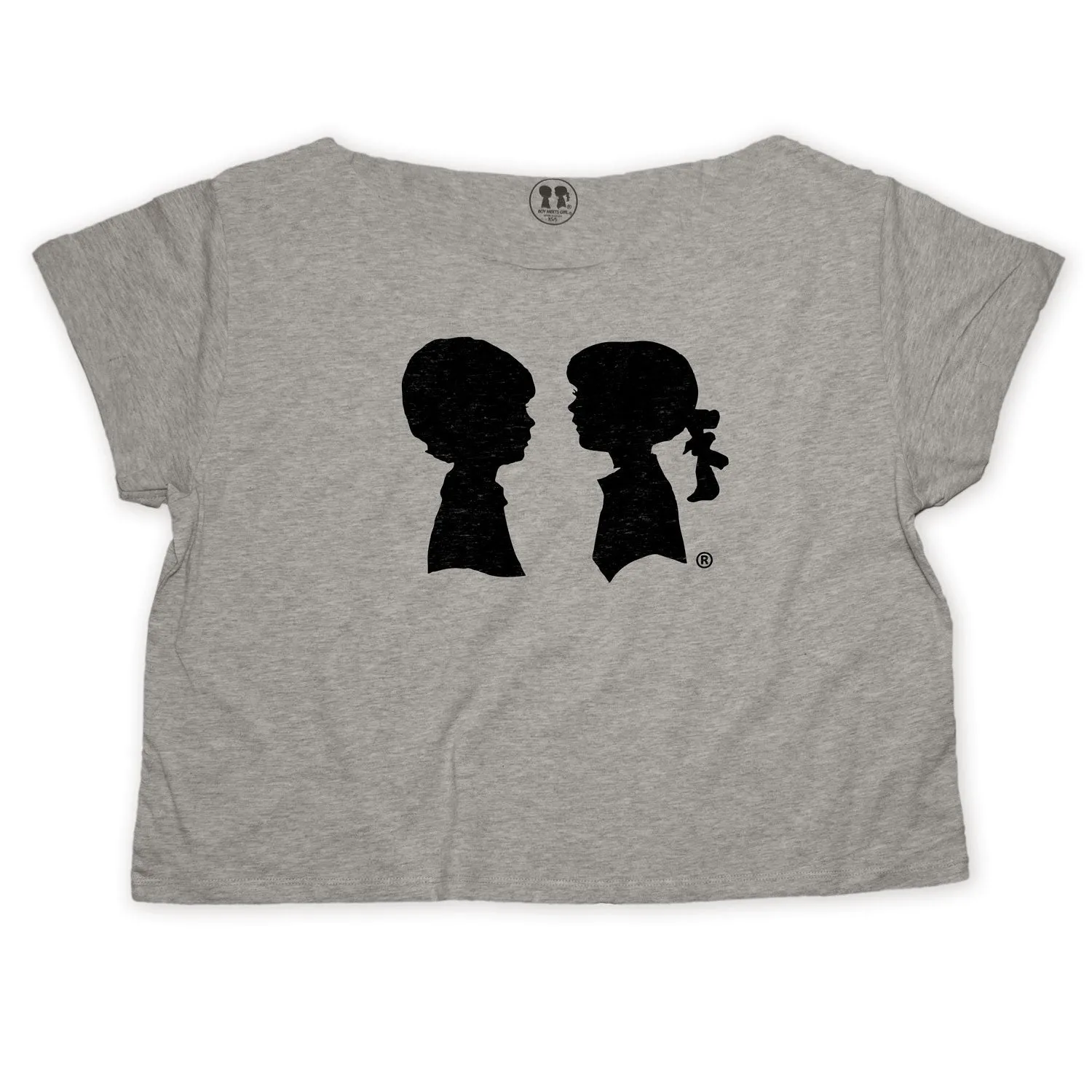 Alice Logo Oversized Crop Box Tee