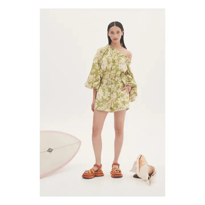 ALÉMAIS Leisa Floral organic cotton shorts