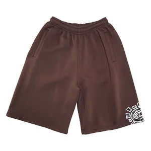 Always Do What You Should Do "@sun" Jogger Shorts (brown)