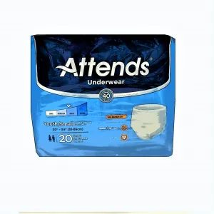 Attends® Underwear- Unisex- Small- Moderate to Heavy Absorbency