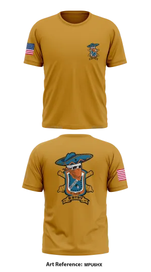 B BTRY 4/133D FA 4TH PLT Core Men's SS Performance Tee - mpu6HX