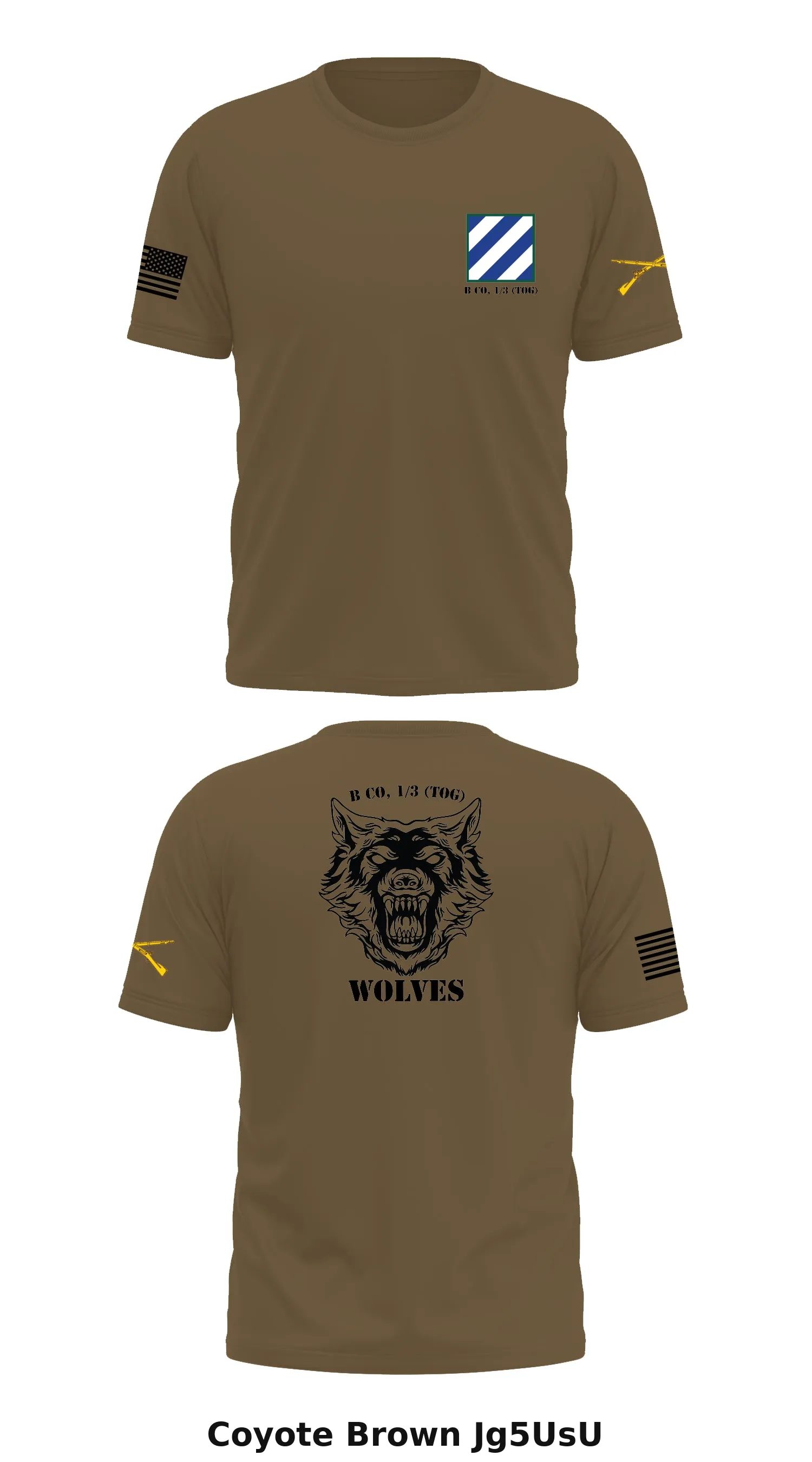 B Co, 1/3 (TOG) Store 1 Core Men's SS Performance Tee - Jg5UsU