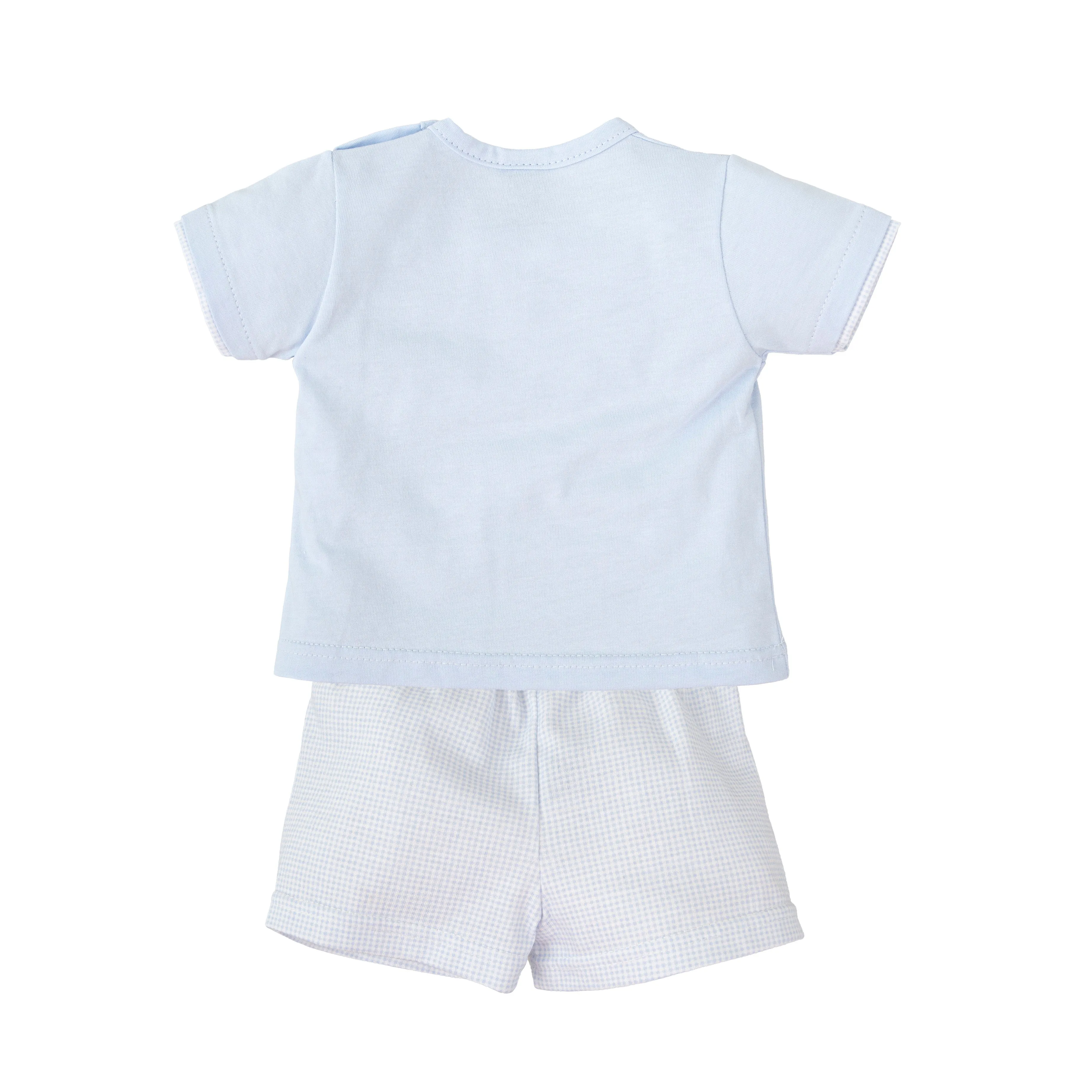 Babidu Hada T-Shirt & Shorts Set - Sky Blue