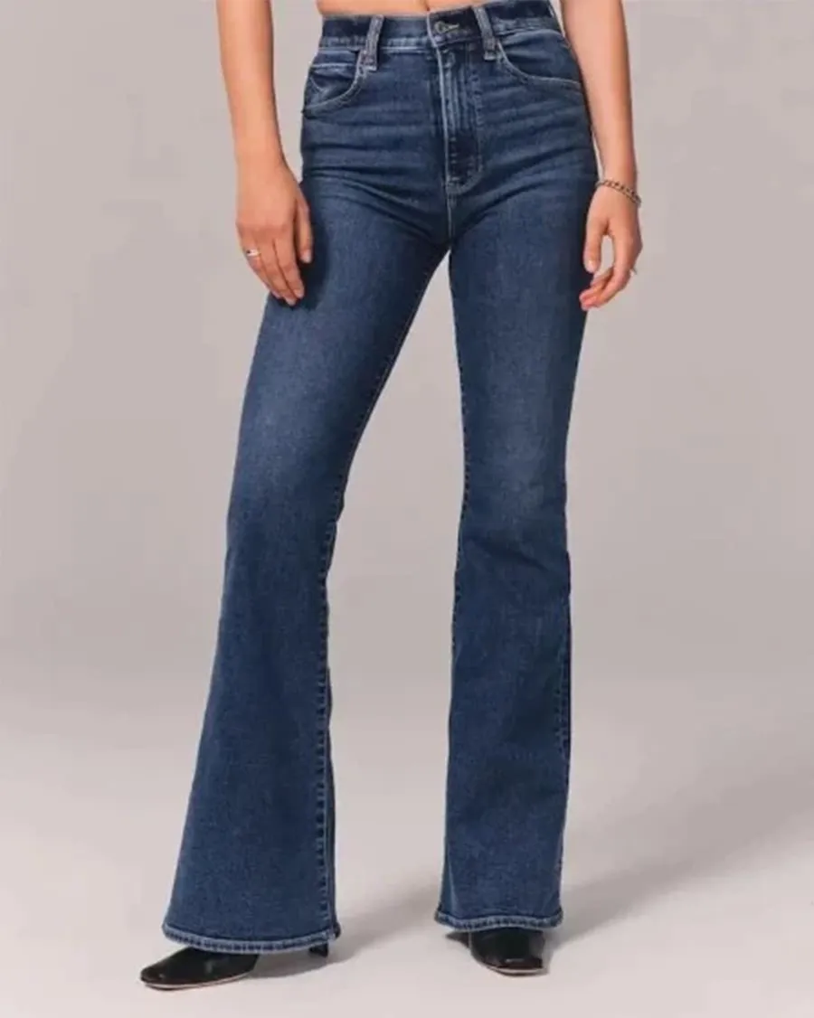 B&S | High-Waisted & Stretchy Flared Trousers for Women – Versatile, Comfortable Fit for Every Occasion