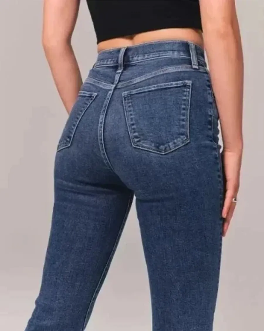 B&S | High-Waisted & Stretchy Flared Trousers for Women – Versatile, Comfortable Fit for Every Occasion