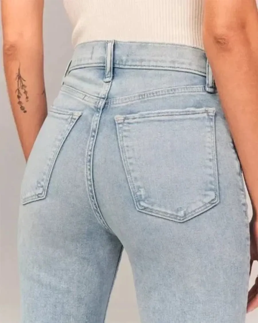 B&S | High-Waisted & Stretchy Flared Trousers for Women – Versatile, Comfortable Fit for Every Occasion