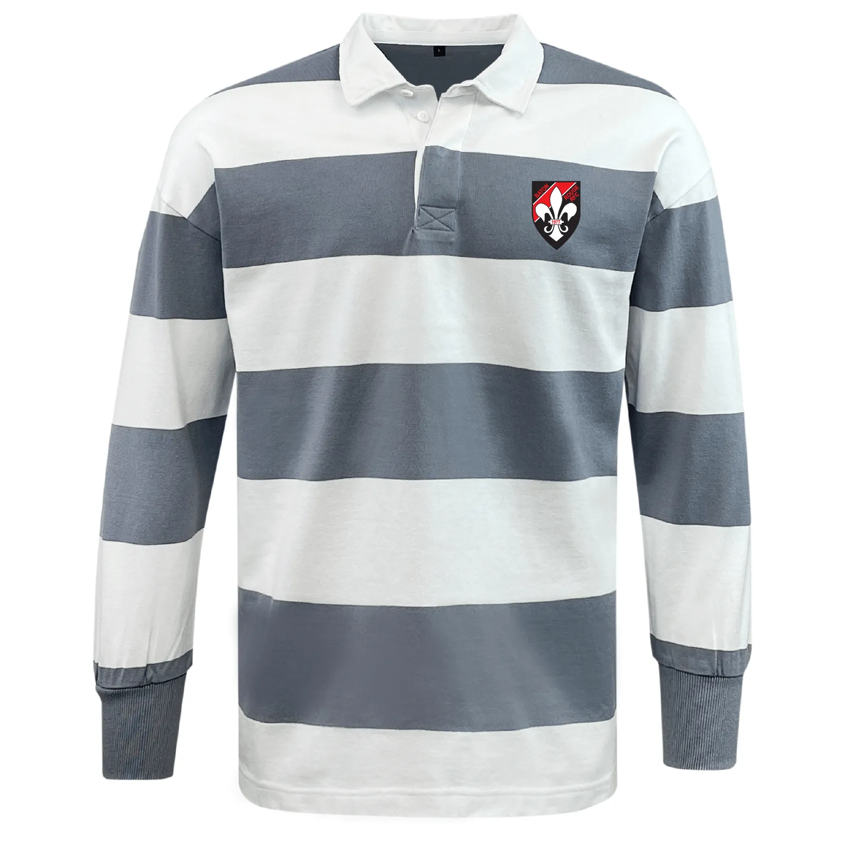 Baton Rouge RFC Classic Long Sleeve Hooped Rugby Jersey