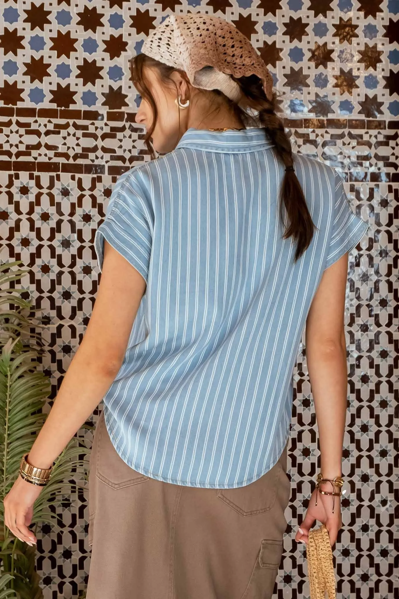 Bayside Short Sleeve Button Up