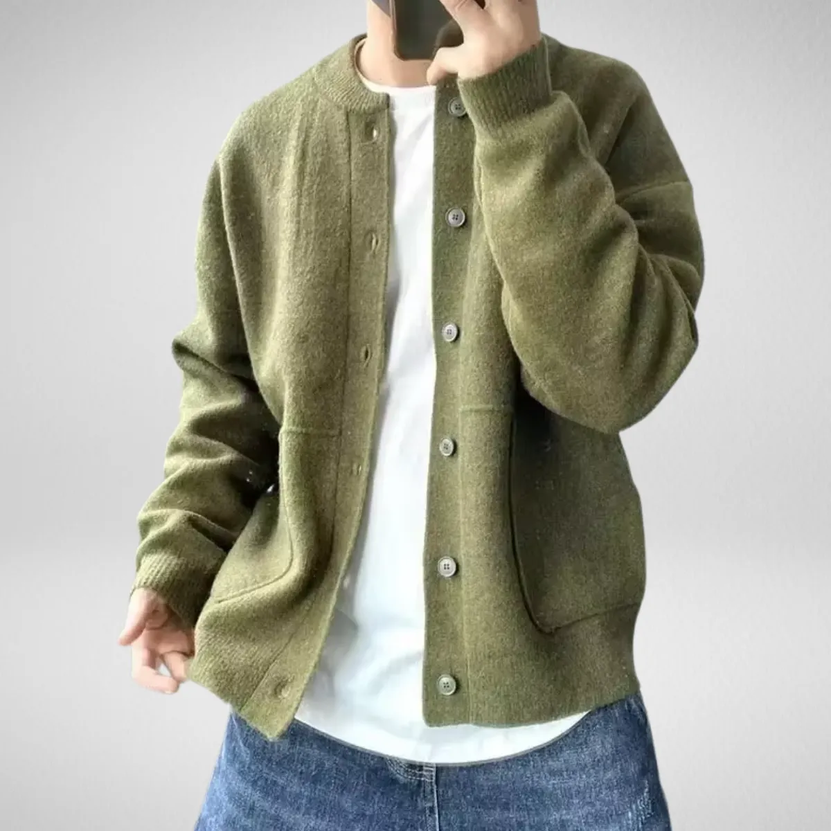 BelleYork | Loose-Fit Round Neck Sweater