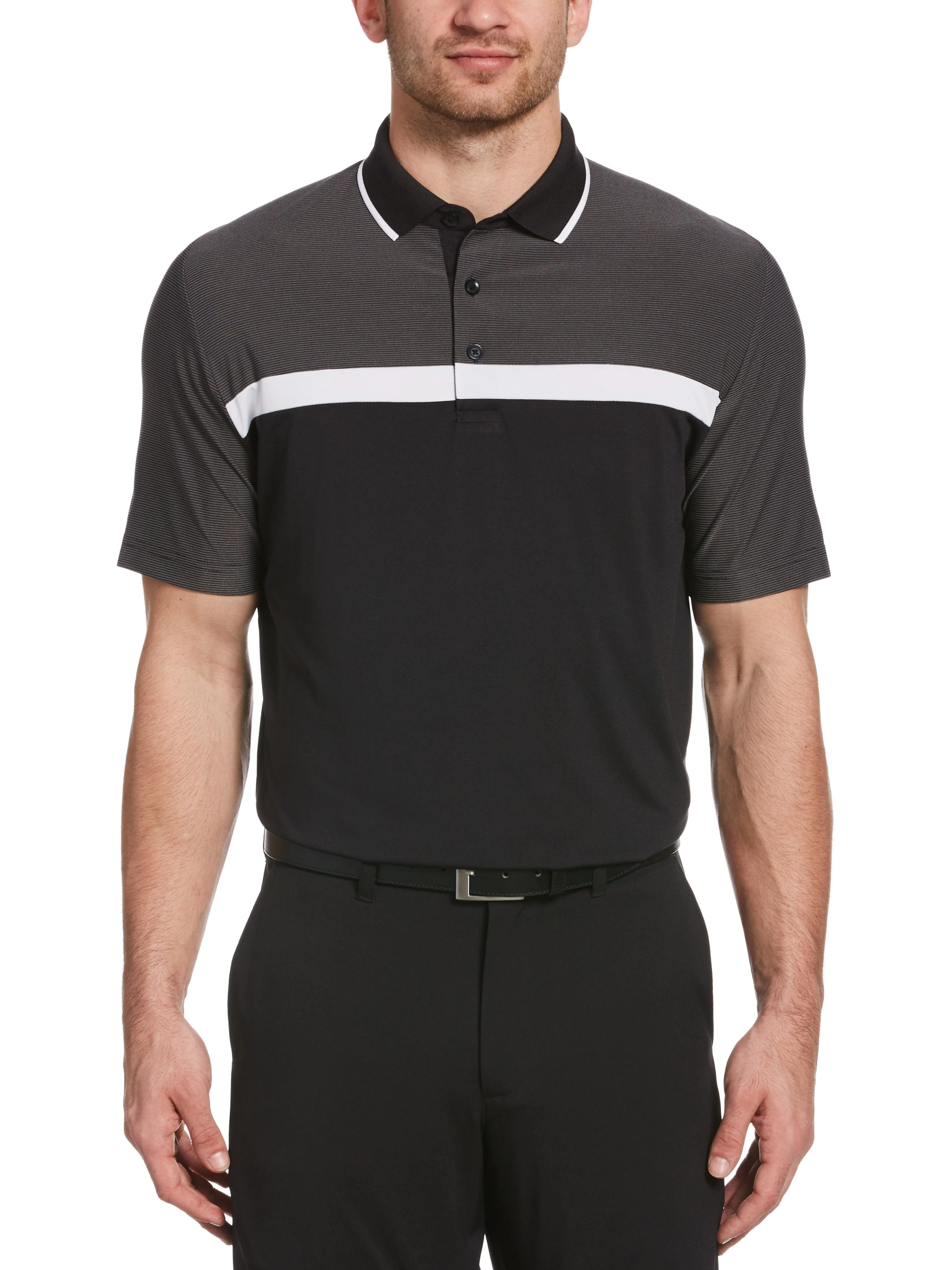 Big & Tall Swing Tech™ Fineline Essential Polo