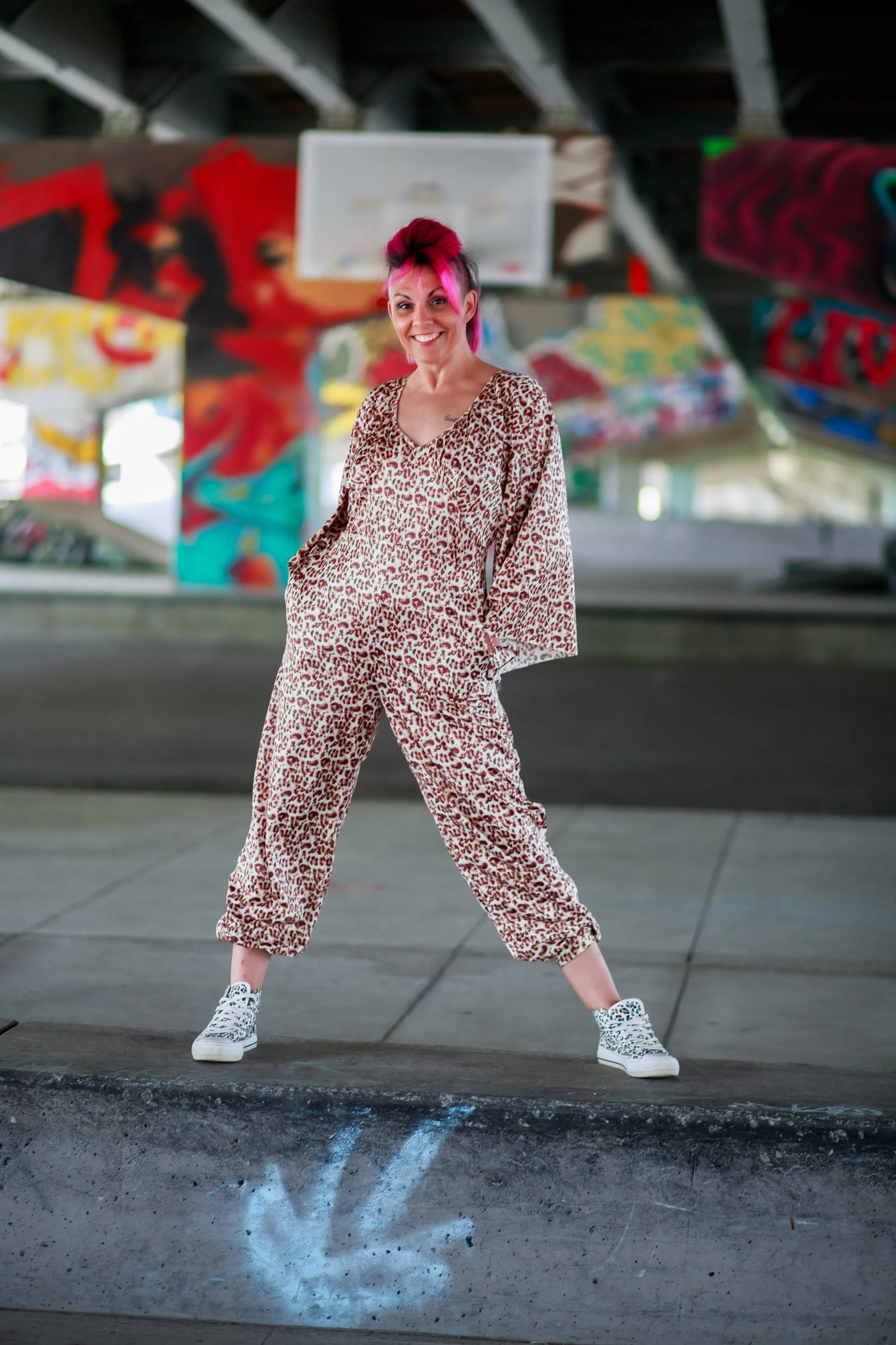 Bingo Bango Romper-Cheetah