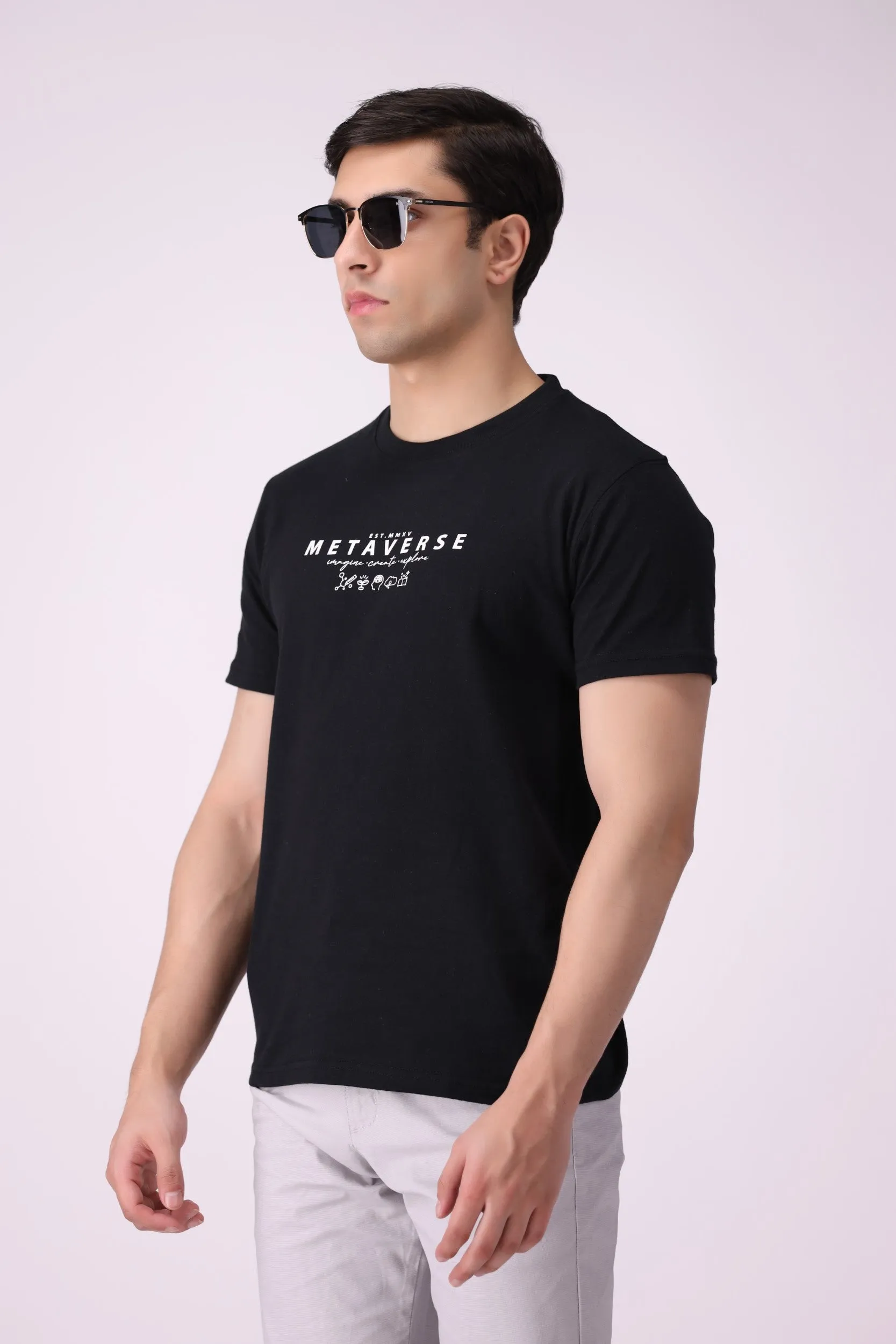 Black Graphic T-Shirt