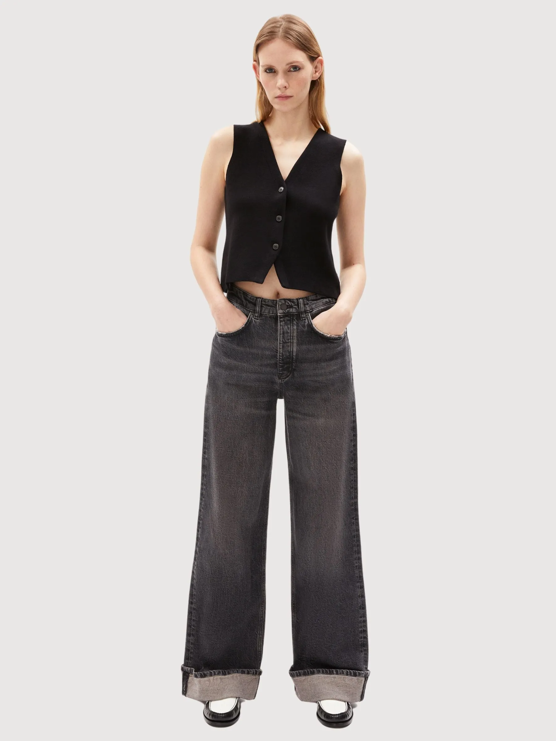 Blinaa Washed Obsidian Jeans Woman | Armedangels