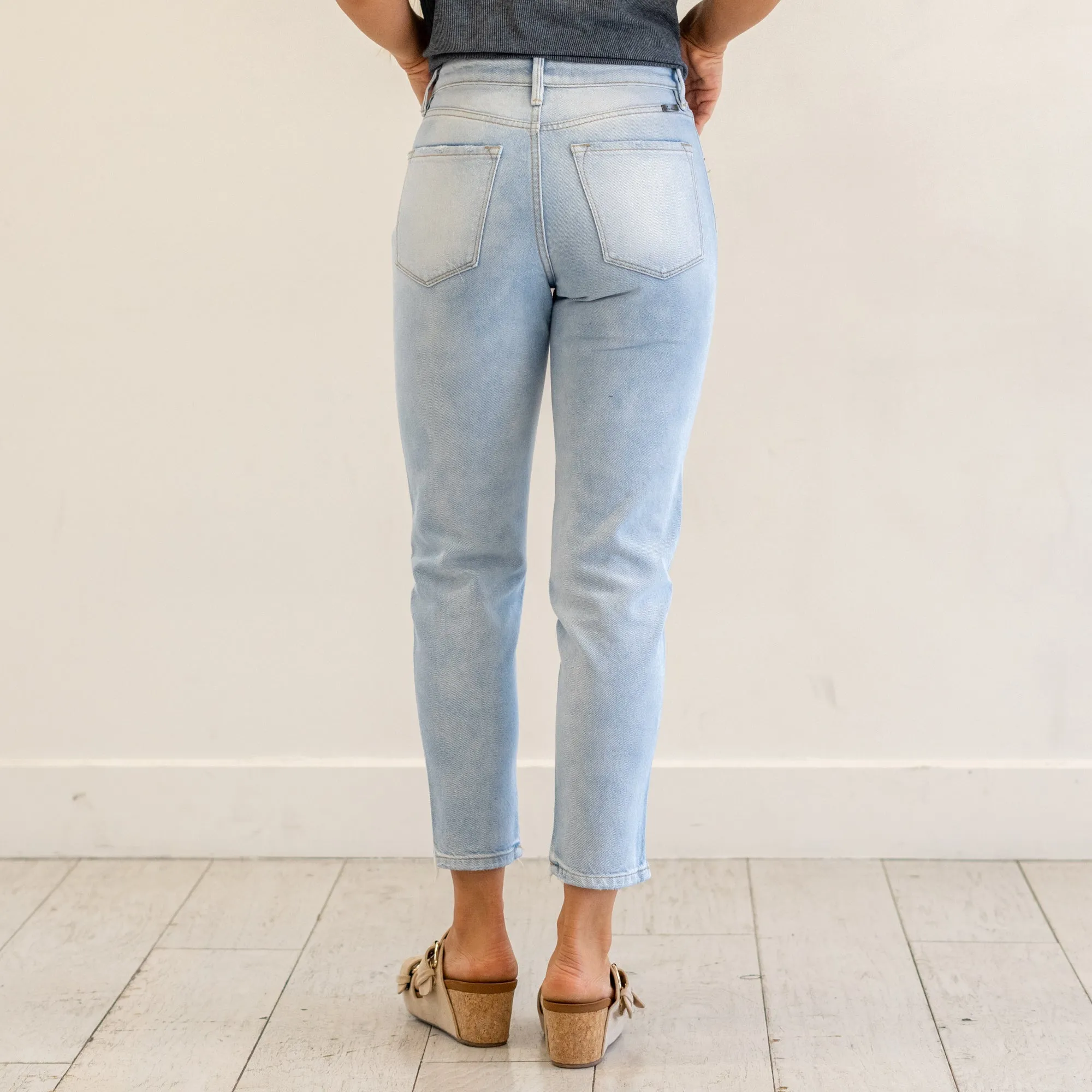 Bliss High Rise Mom Fit