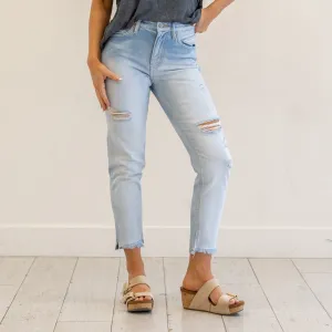 Bliss High Rise Mom Fit