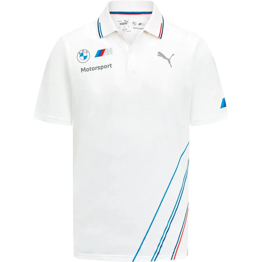 BMW Motorsport Mens Team Polo Shirt - Gray/White