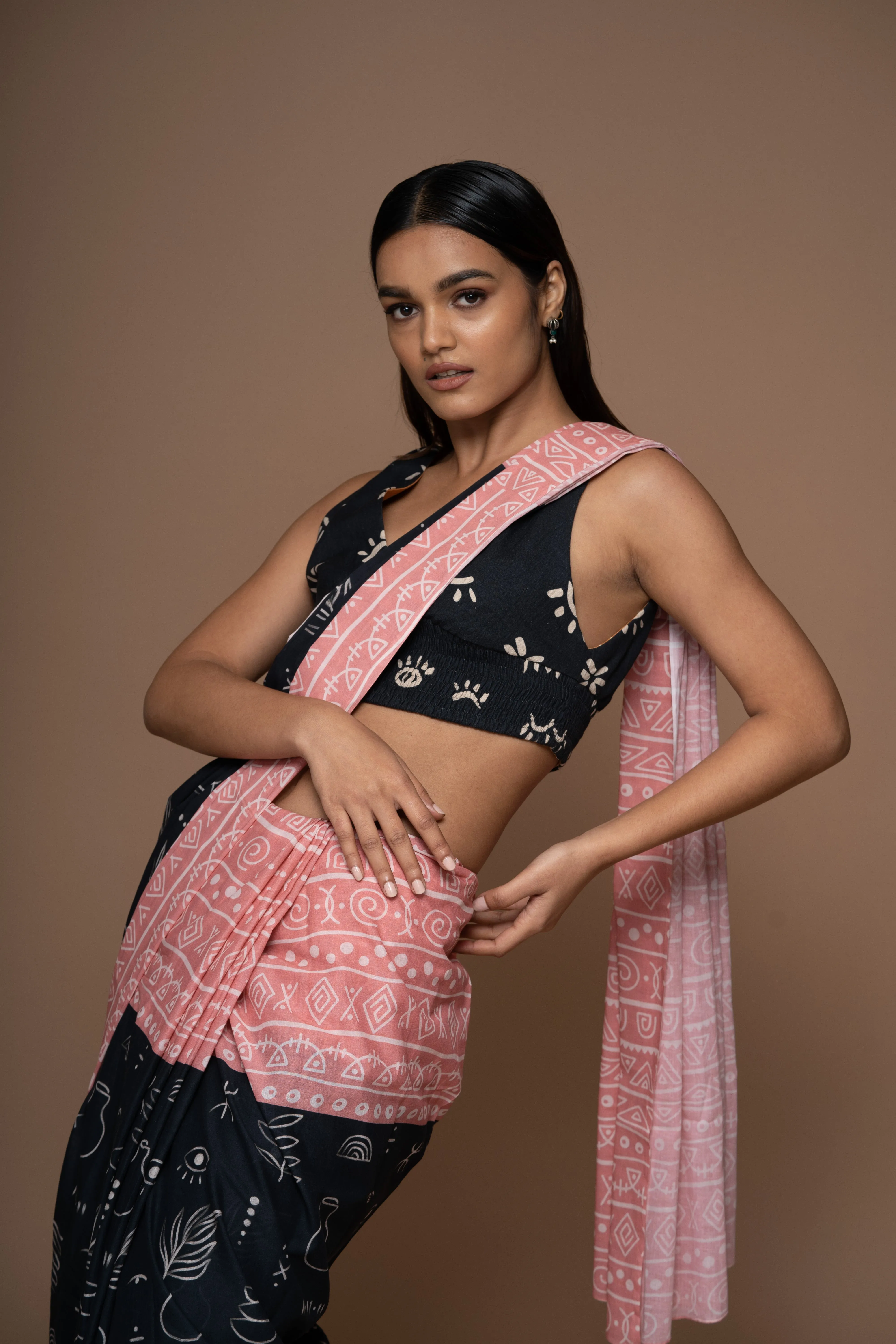 Boho Blossom Cotton Sari