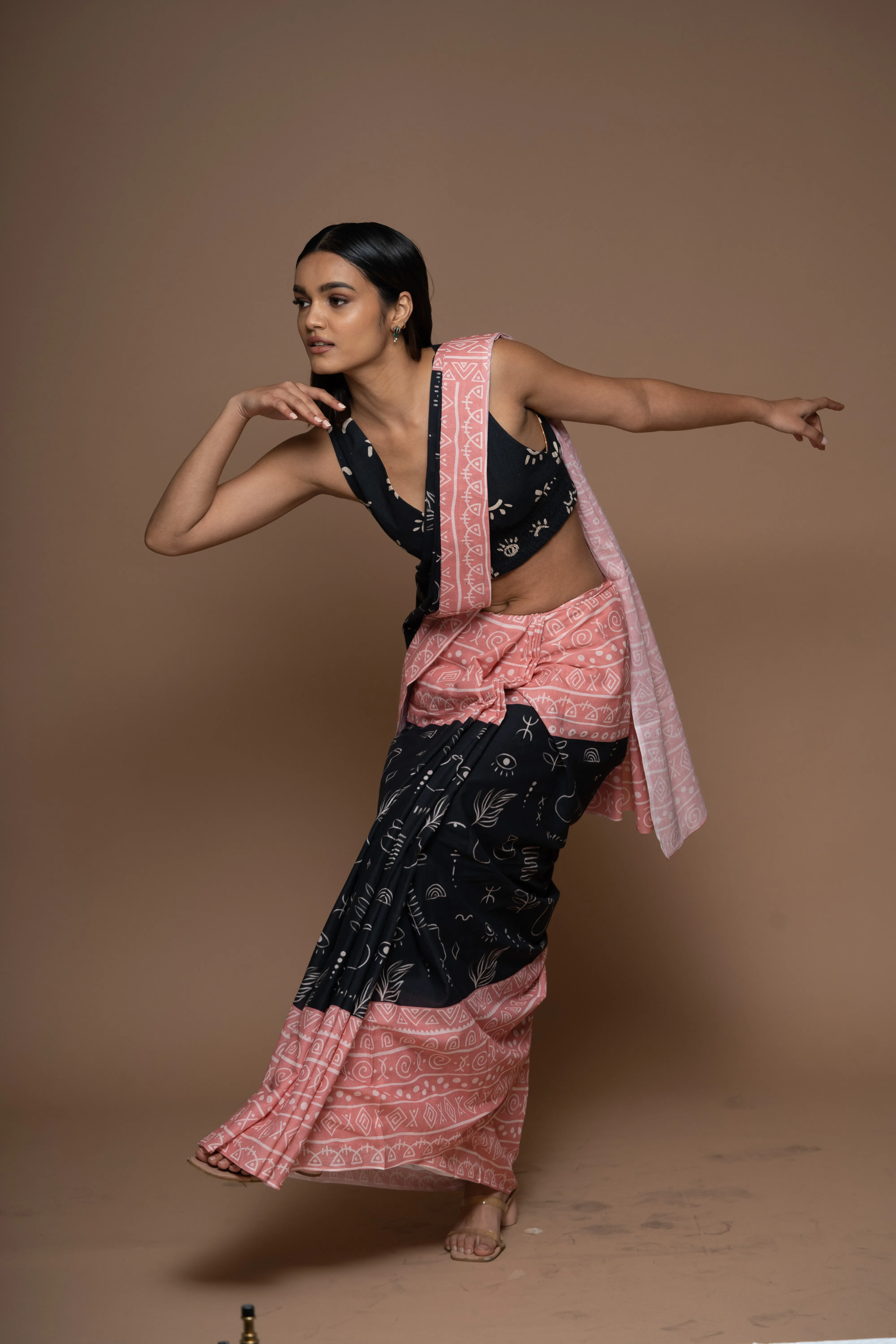 Boho Blossom Cotton Sari