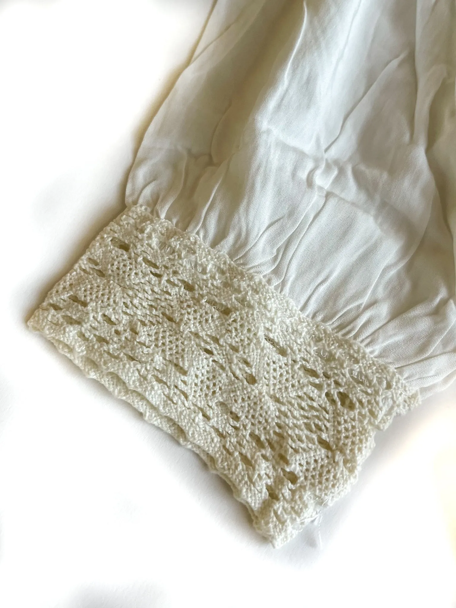 Boho Cotton Cover-up Shirt with crochet detail